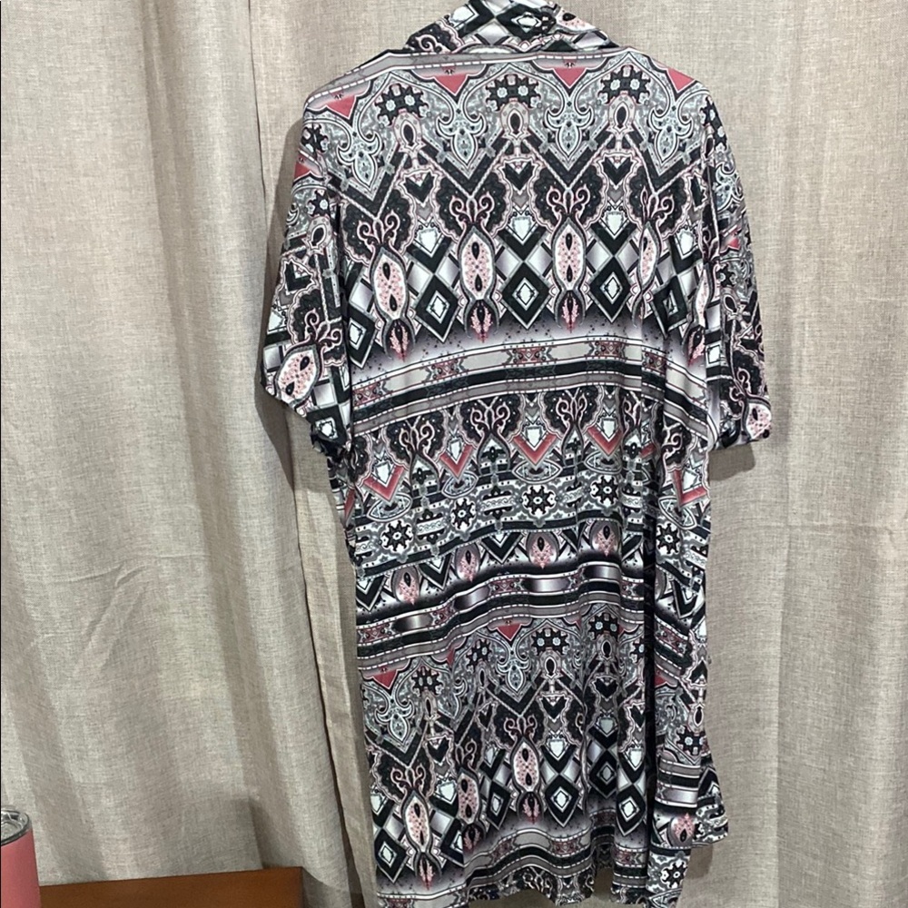 Thin stretchy short sleeve open cardigan - Picture 2 of 2